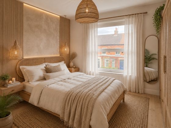 Bali-inspired bedroom makeover