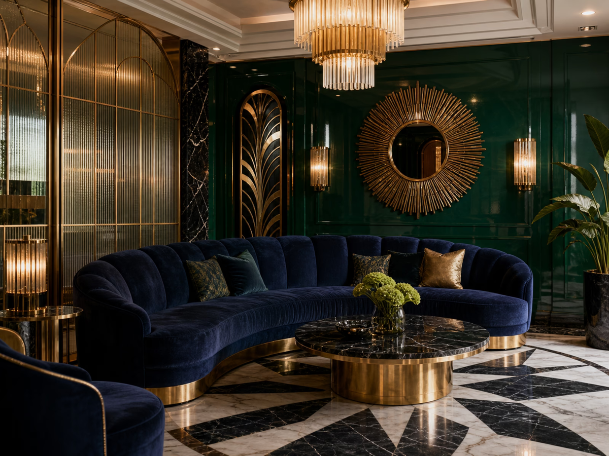Art Deco interior design room