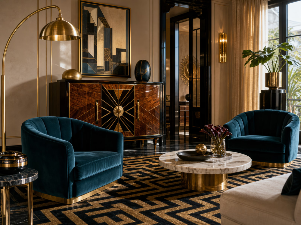 Art Deco interior design example 1