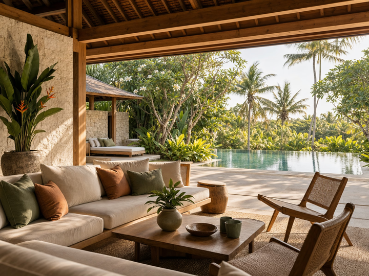 Bali interior design room