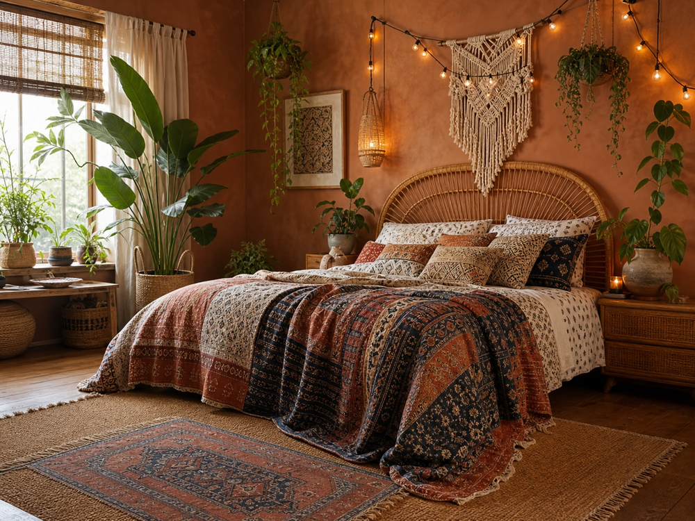Bohemian interior design example 2