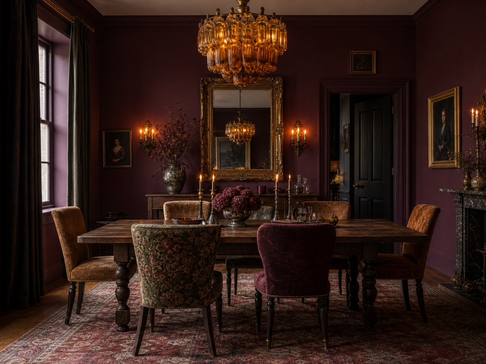 Dark Academia interior design example 3
