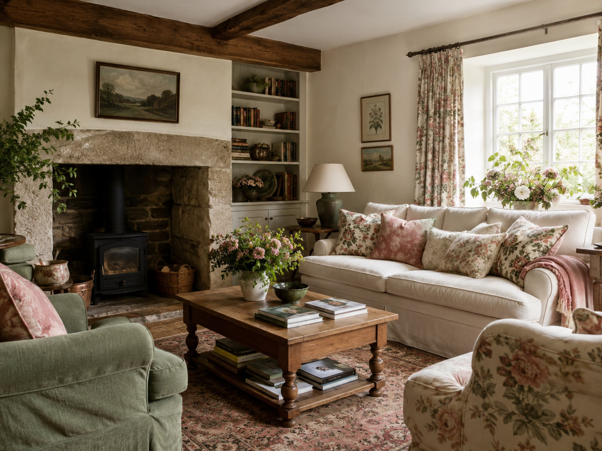English Country interior design room