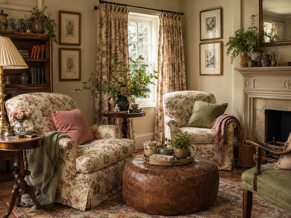 English Country interior design example 1