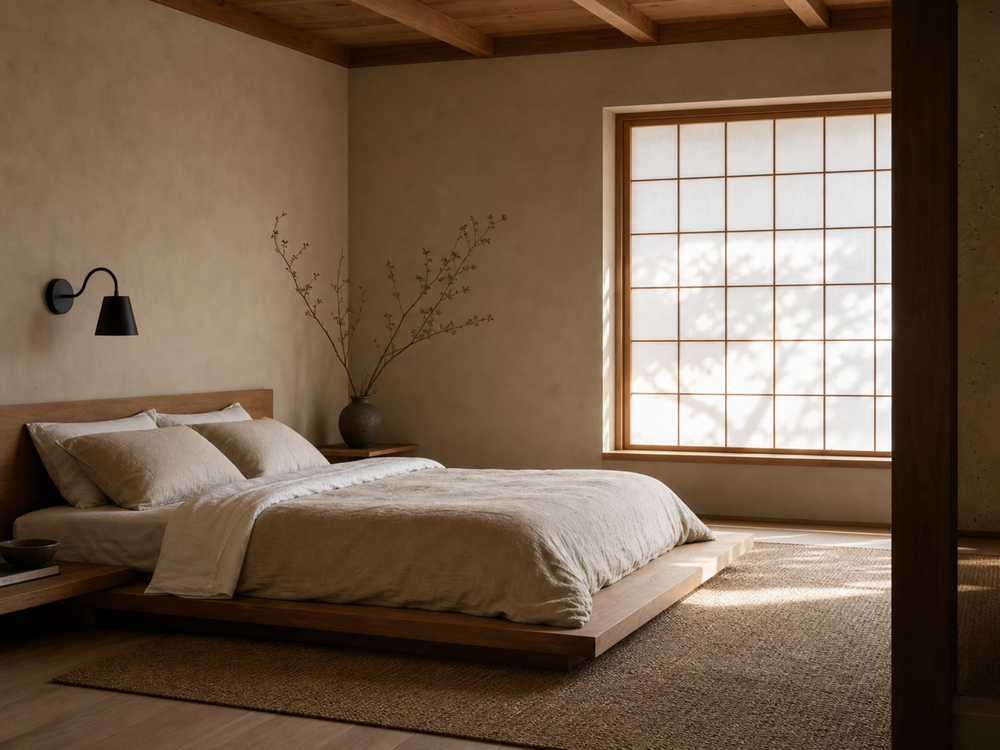 Japandi interior design example 2