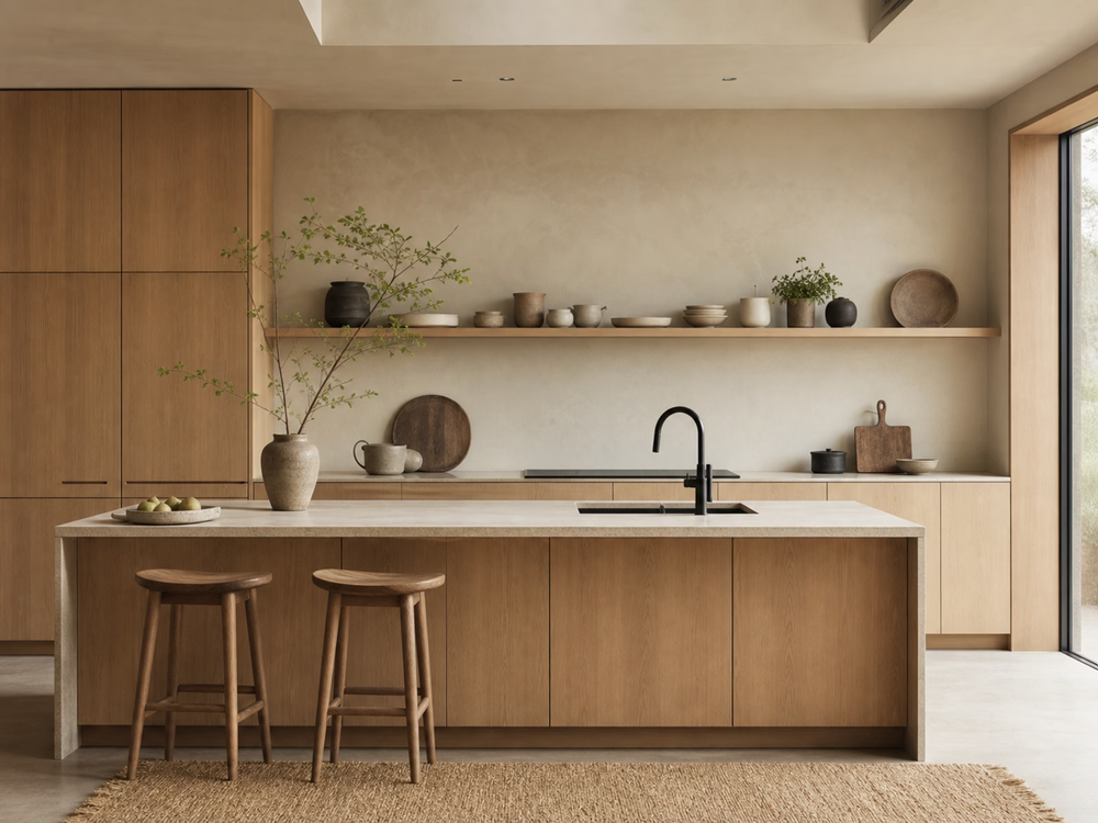 Japandi interior design example 3
