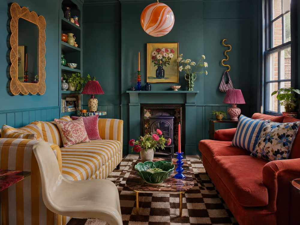 Modern British Eclectic interior design room