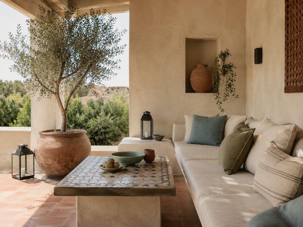 Modern Mediterranean interior design example 3