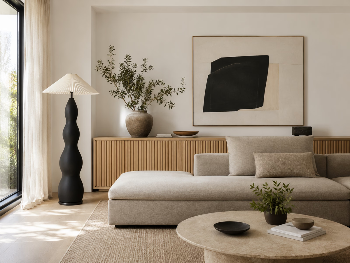 Minimalist interior design room