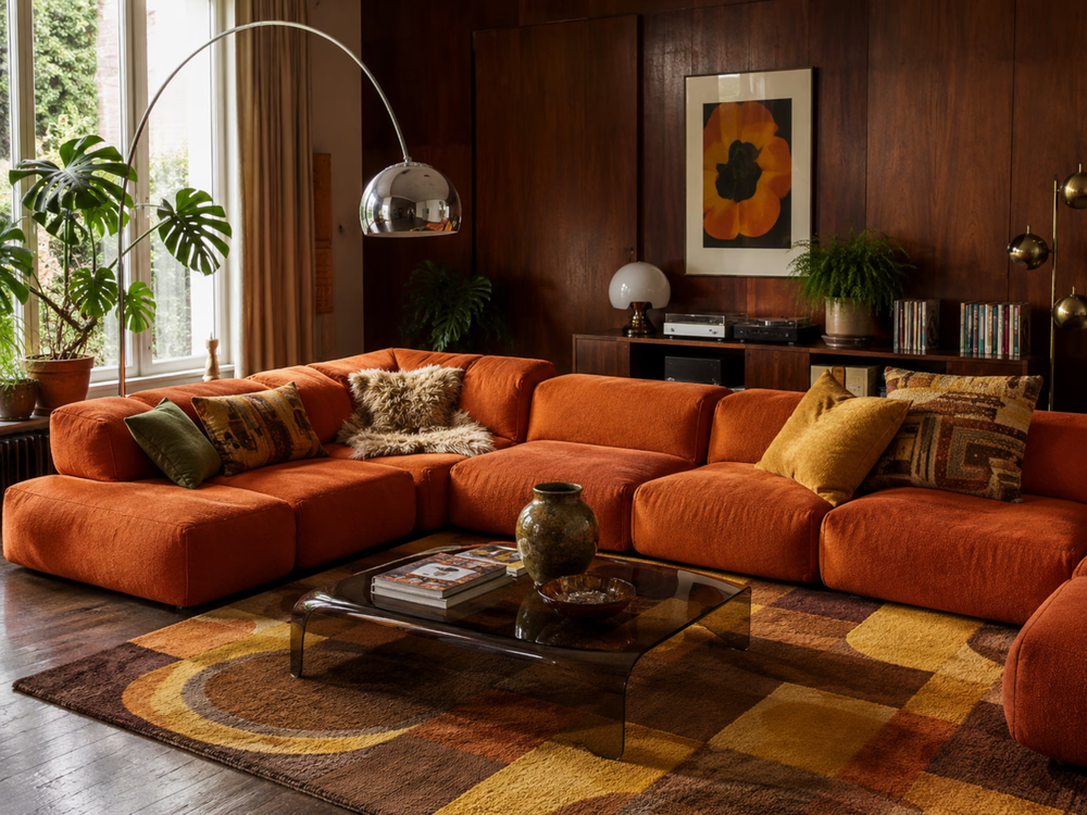 70s Revival interior design example 1