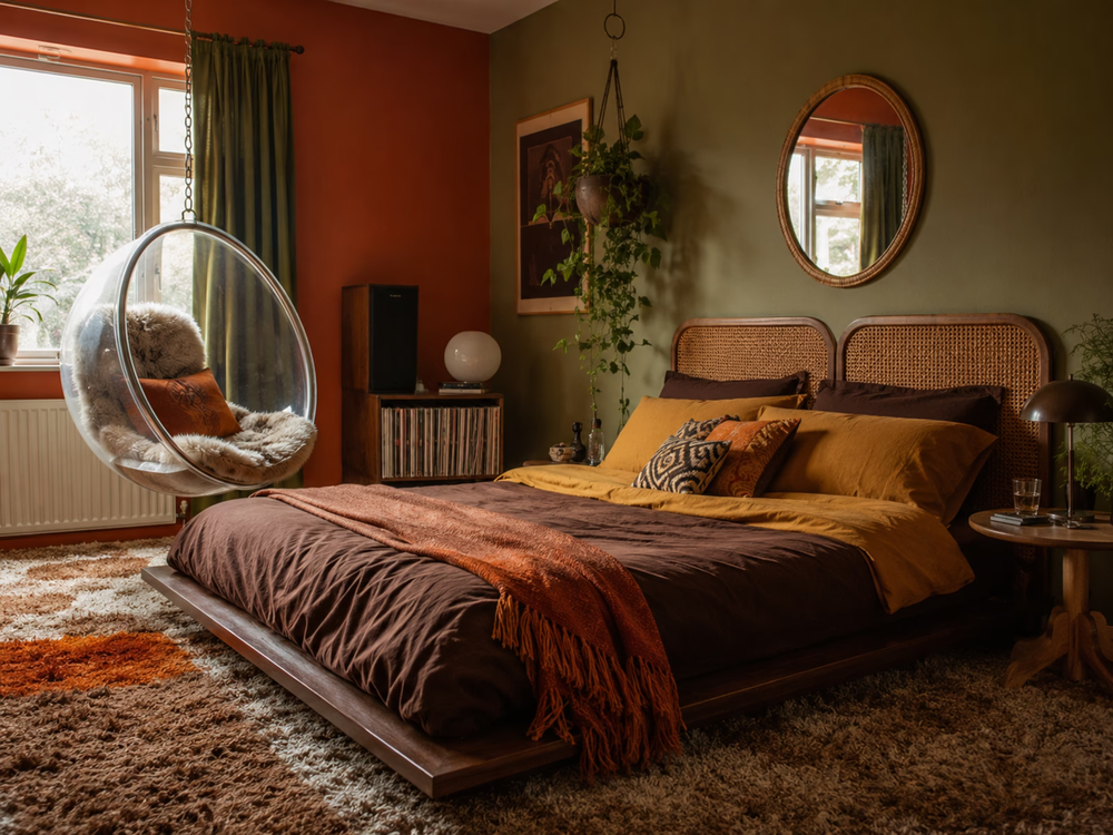 70s Revival interior design example 2