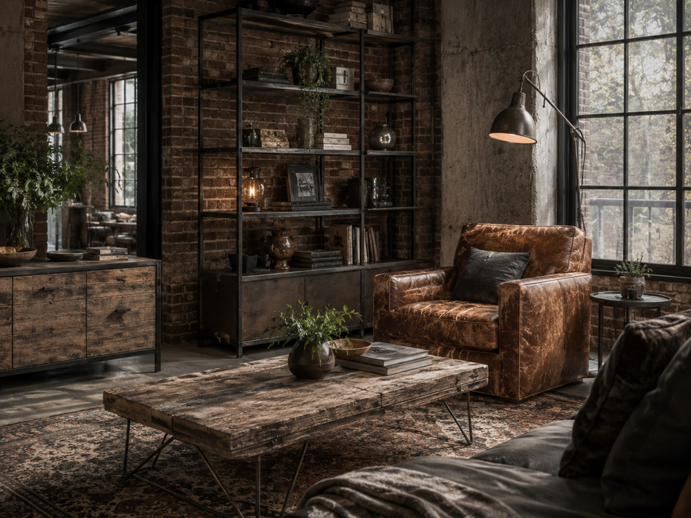 Industrial interior design example 1
