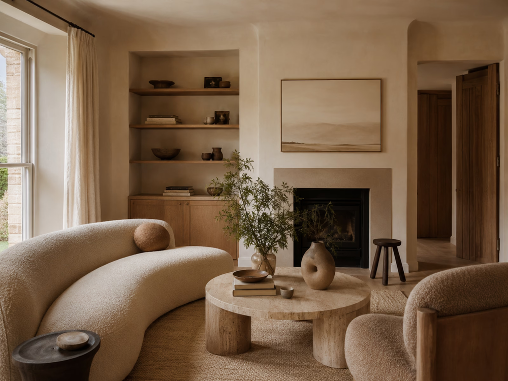 Warm Minimalism interior design room